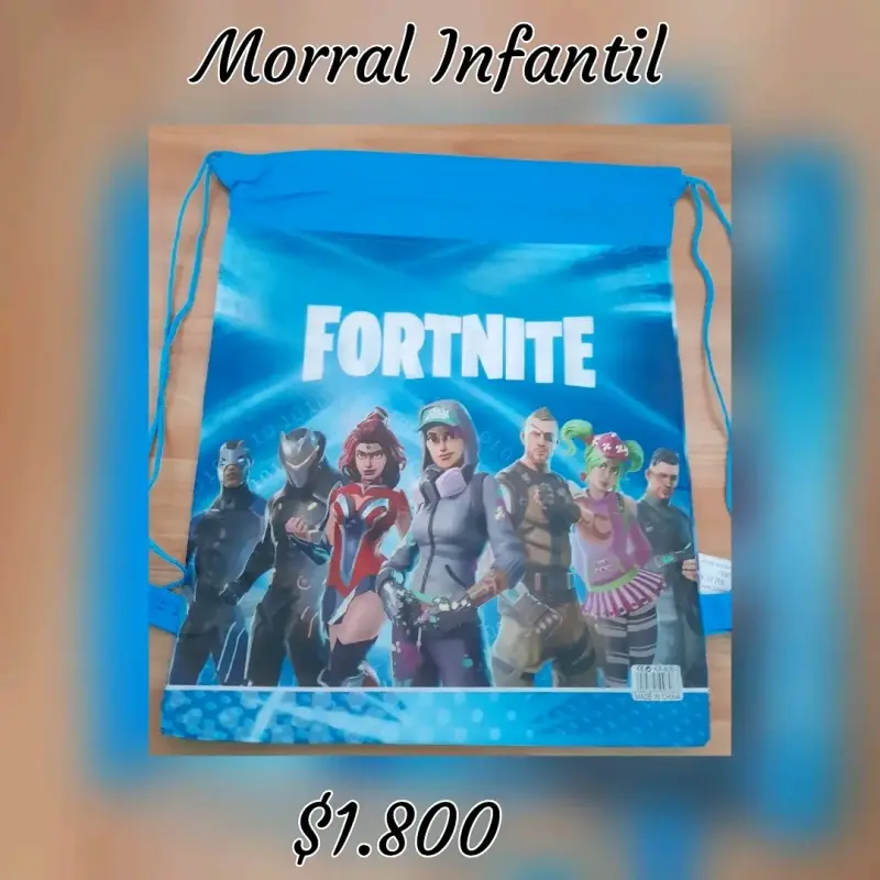 Morral infantil Fortnite