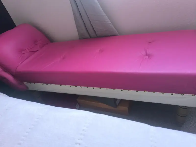 Sofá cama rosa fucsia - 2