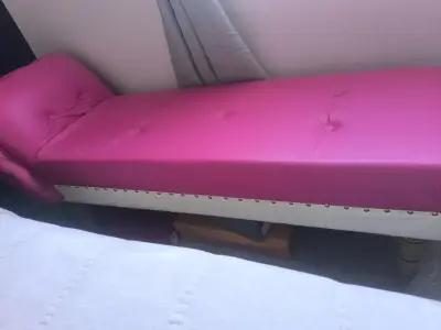 Sofá cama rosa fucsia - miniatura 2