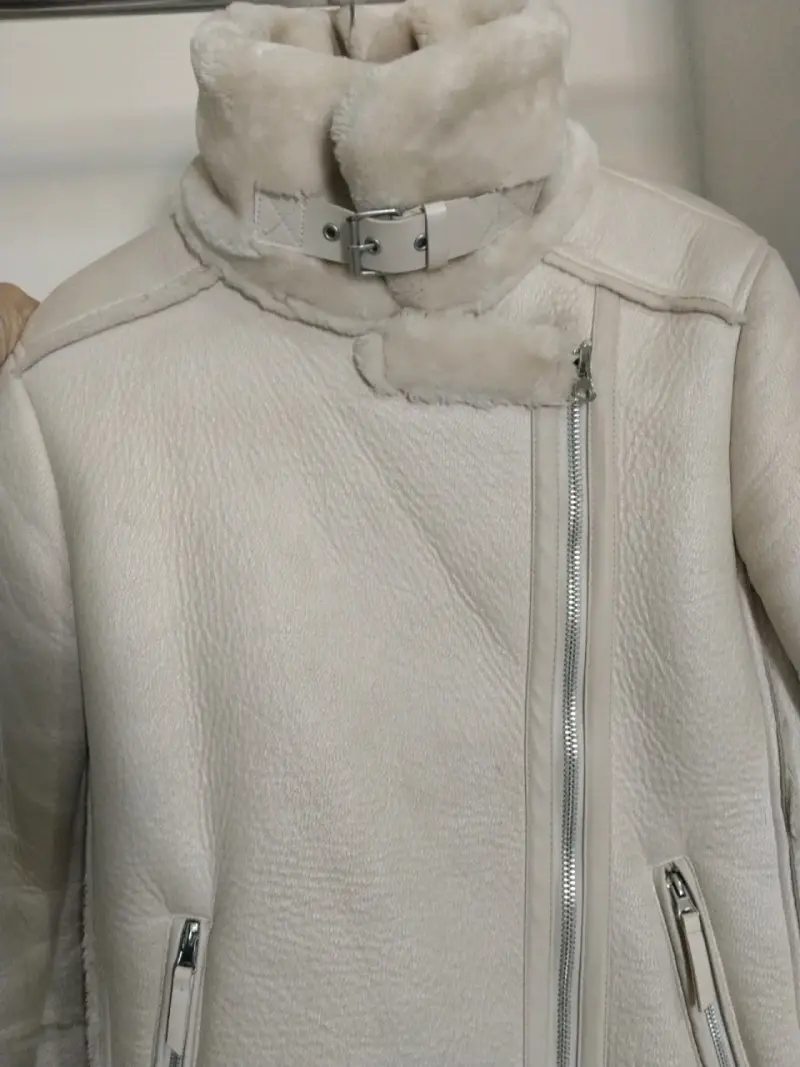 Chaqueta de invierno beige Aviadora - 3