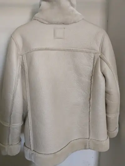 Chaqueta de invierno beige Aviadora - miniatura 6