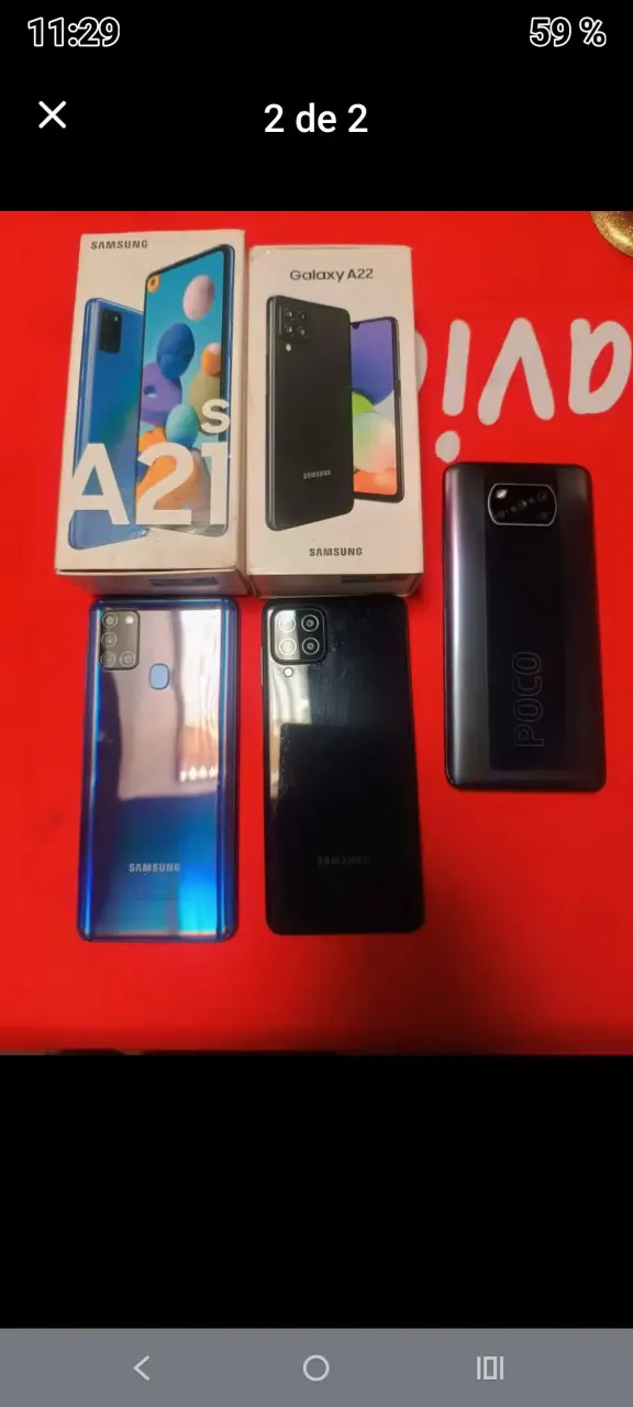 Samsung A-21S , Samsung A-22 , Celular Poco X3 pro - 2