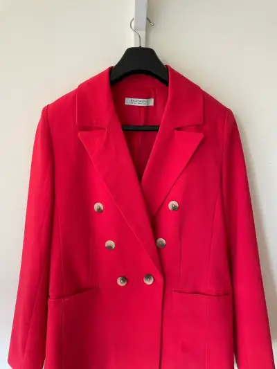 Blazer rojo Basement talla M - miniatura 1