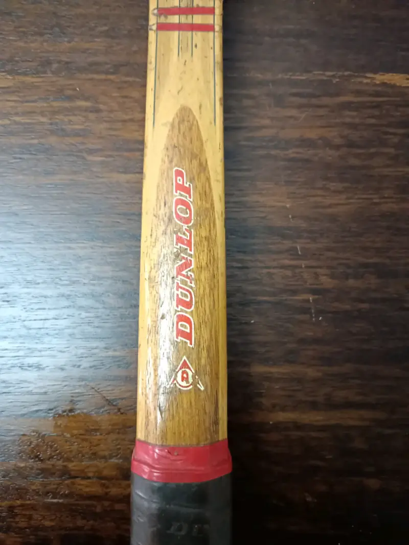 Raqueta de tenis vintage Dunlop madera - 2