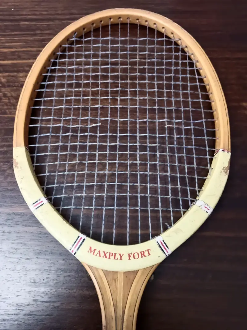 Raqueta de tenis vintage Dunlop madera - 3