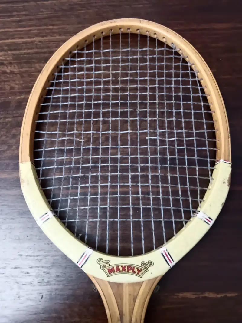 Raqueta de tenis vintage Dunlop madera - 5