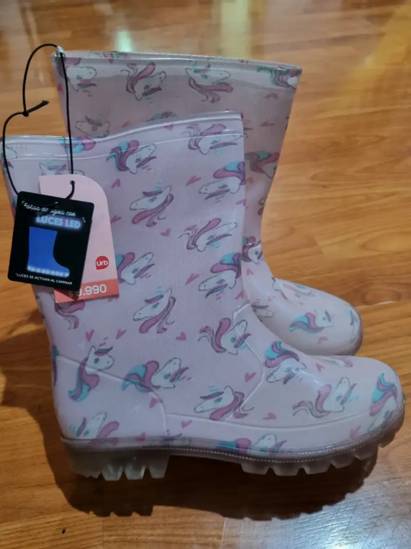 Botas de agua para niños con luces - 3