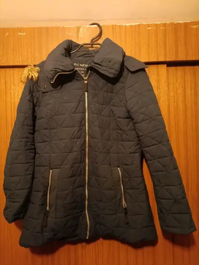 Parka azul acolchada S - miniatura 1