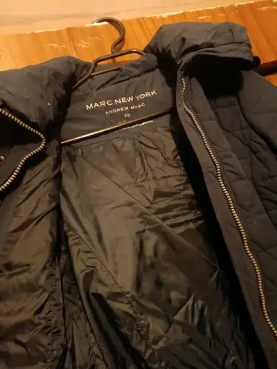 Parka azul acolchada S - miniatura 3