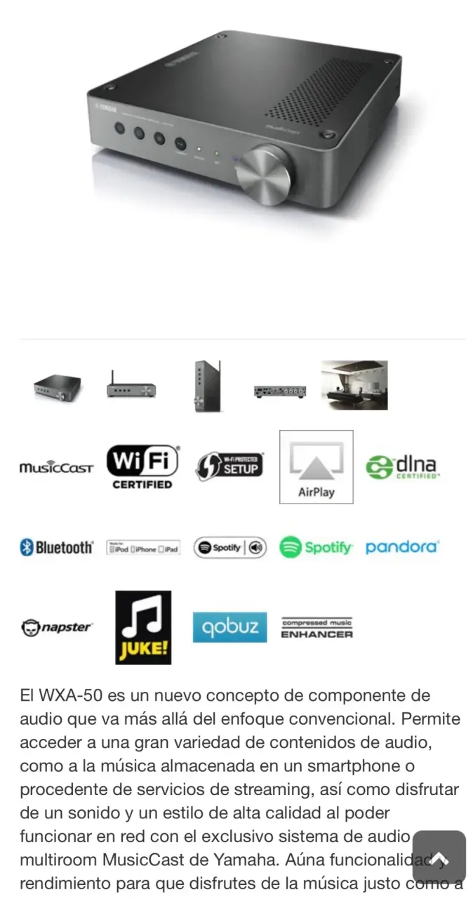 Amplificador Yamaha streaming inalámbrico - 4