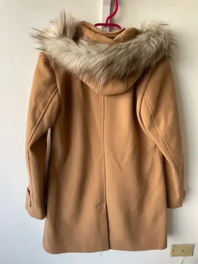✨ Abrigo ASH camel talla 4 | Gorro desmontable - miniatura 2