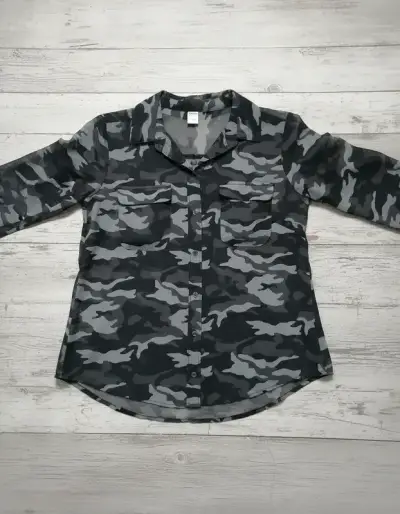 Blusa camuflada de manga larga - miniatura 3