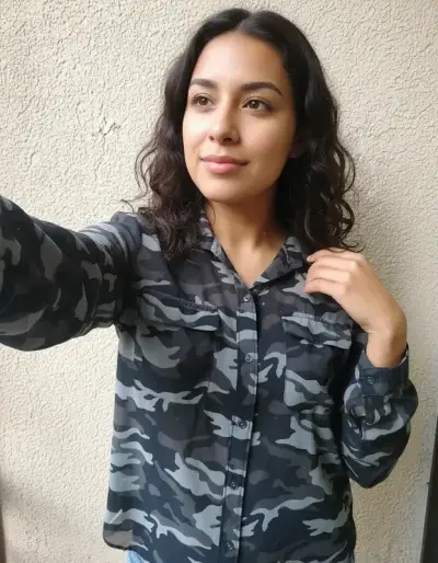 Blusa camuflada de manga larga - miniatura 5