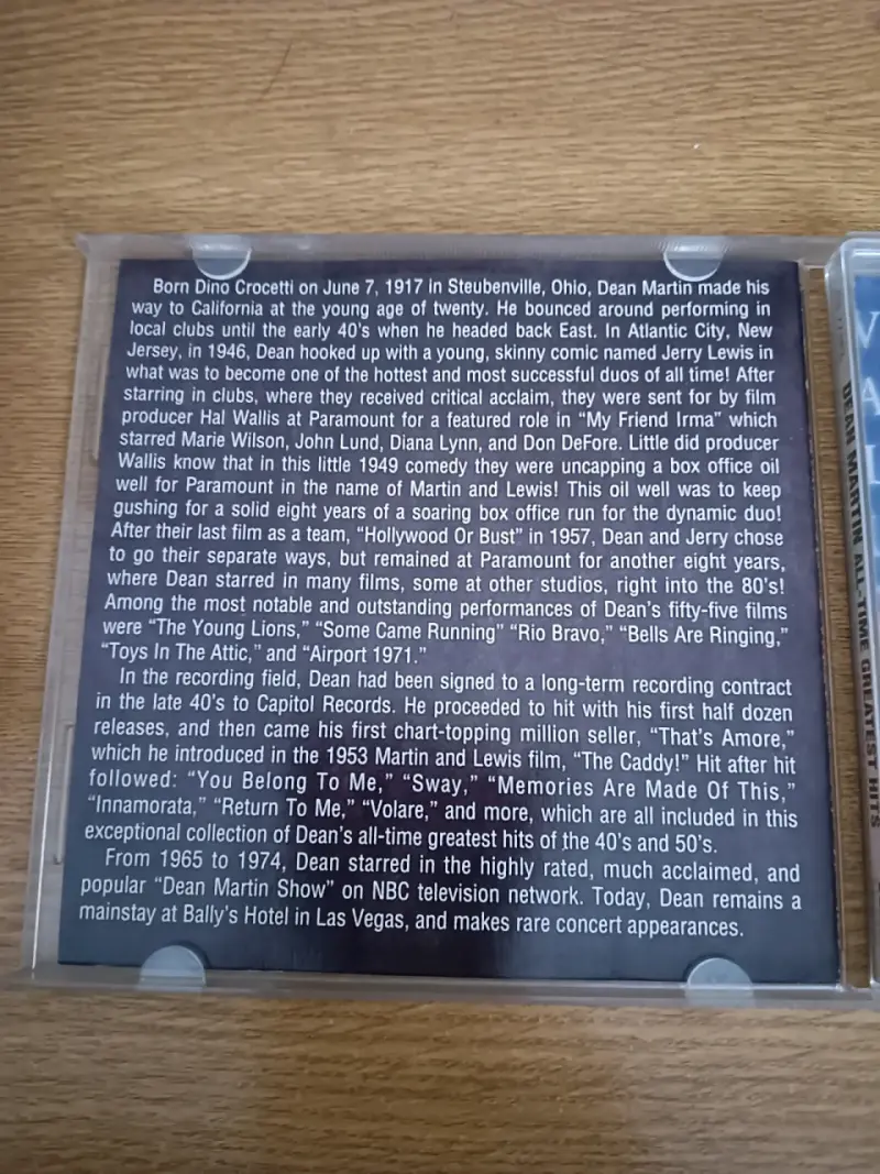 CD Dean Martin All-Time Greatest Hits - 3
