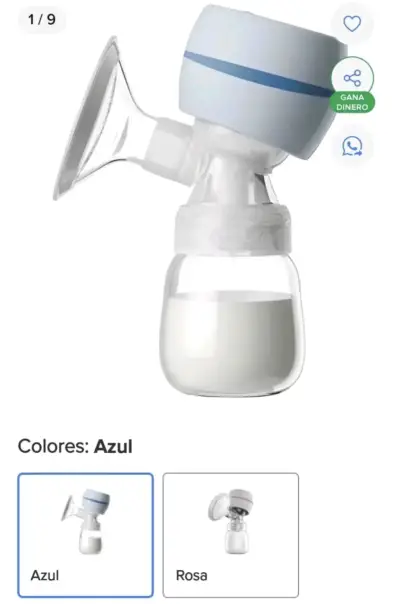 Extractor inalambrico y bolsas para leche materna - miniatura 3