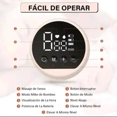 Extractor inalambrico y bolsas para leche materna - miniatura 5