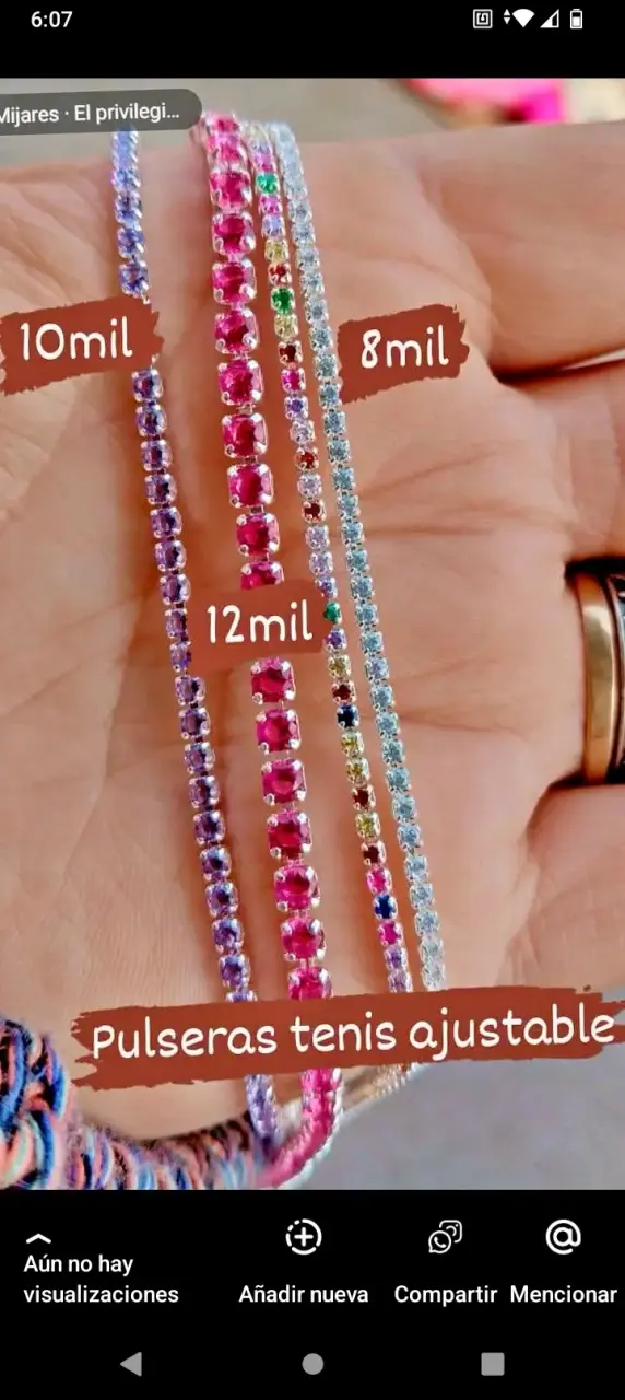 Pulseras de plata 925 - 6