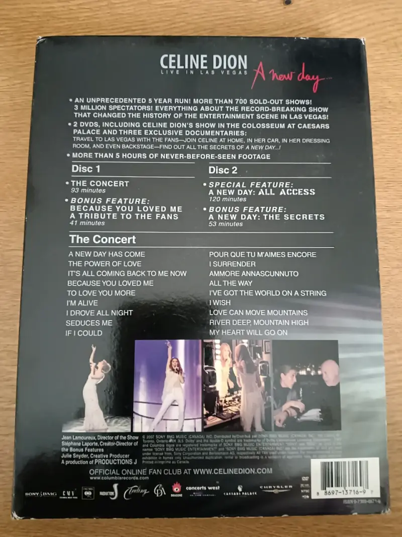 DVD Celine Dion Au Coeur Du Stade - 2