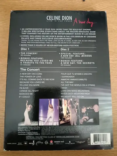 DVD Celine Dion Au Coeur Du Stade - miniatura 2