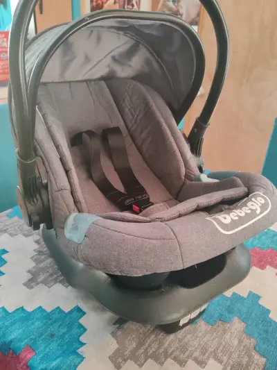 Silla de auto Bebeglo gris - miniatura 5