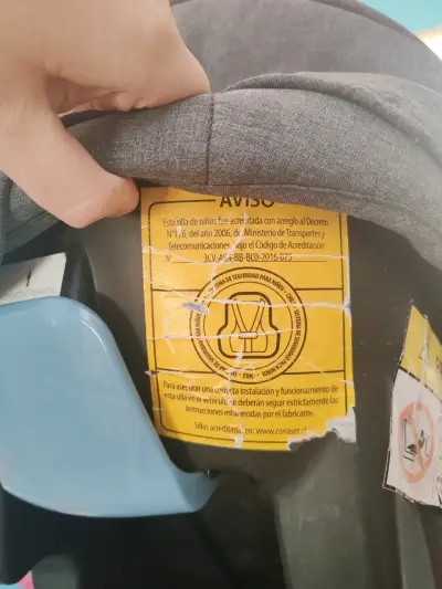 Silla de auto Bebeglo gris - miniatura 6