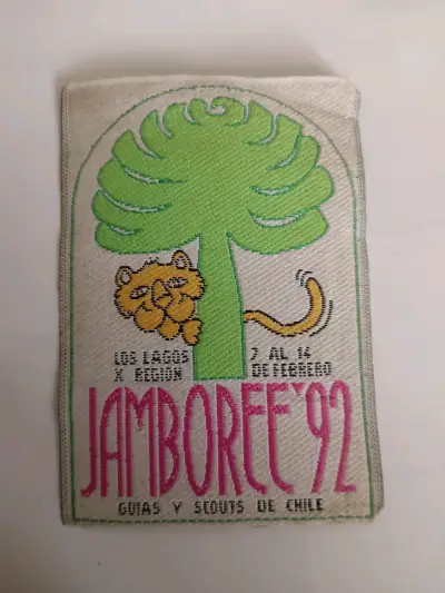 Parche Jamboree Chile 1992 - miniatura 1