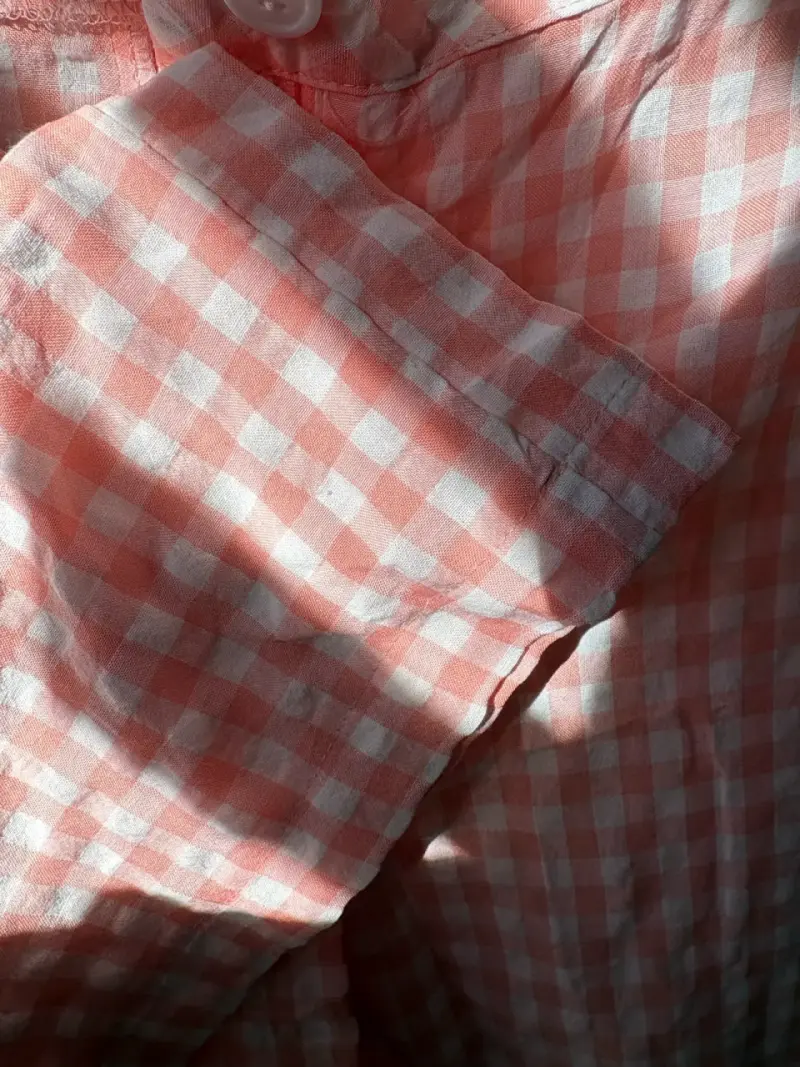 Pantalones cuadros rosados - 3