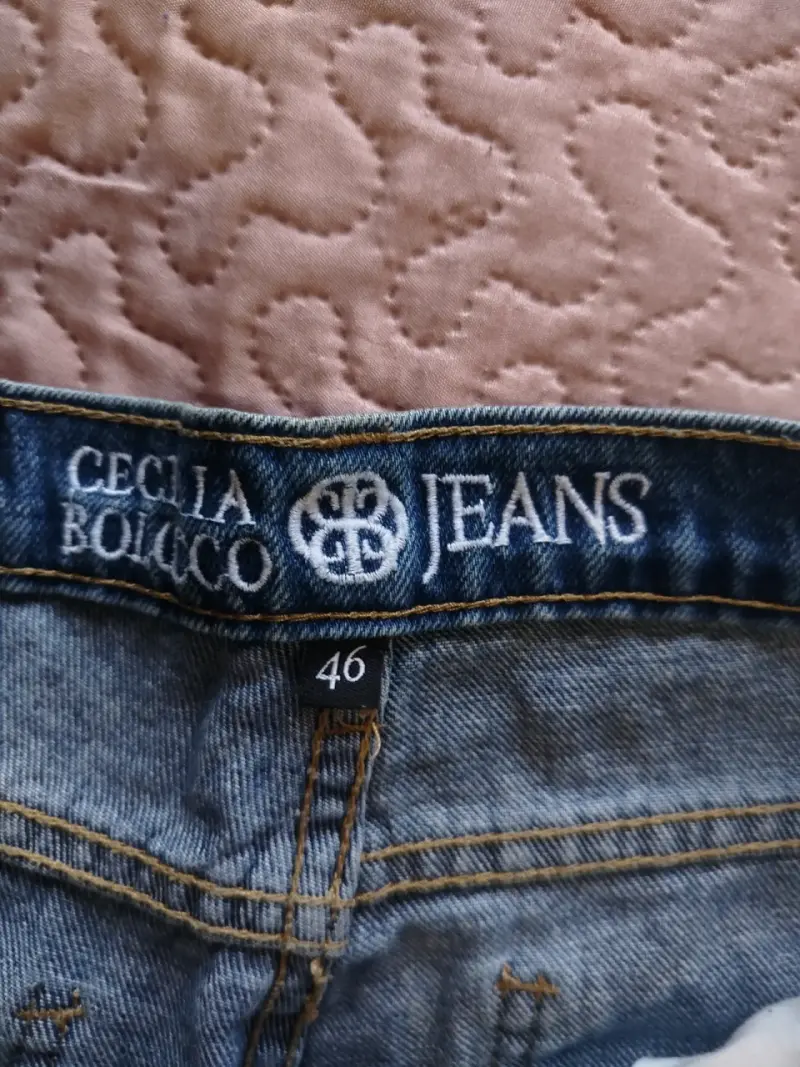 Abrigo estampado verde y beige - 6