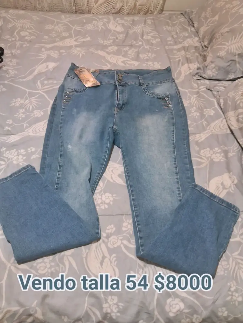 Jeans talla 54 azul claro