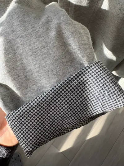 Blazer Zara gris claro mujer - miniatura 3