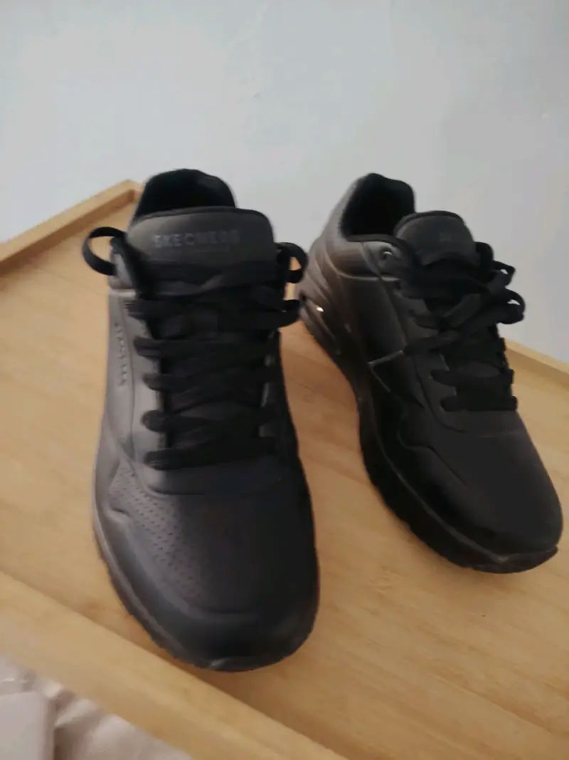 Zapatillas Skechers negras nro 40 - 5