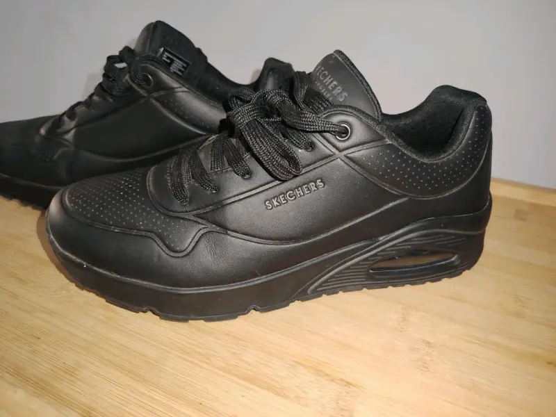 Zapatillas Skechers negras nro 40 - 6
