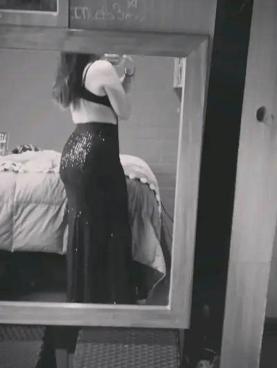Vestido largo negro - miniatura 3