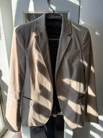 Blazer beige Zara Basic - miniatura 1