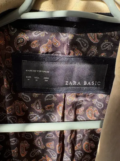 Blazer beige Zara Basic - miniatura 2