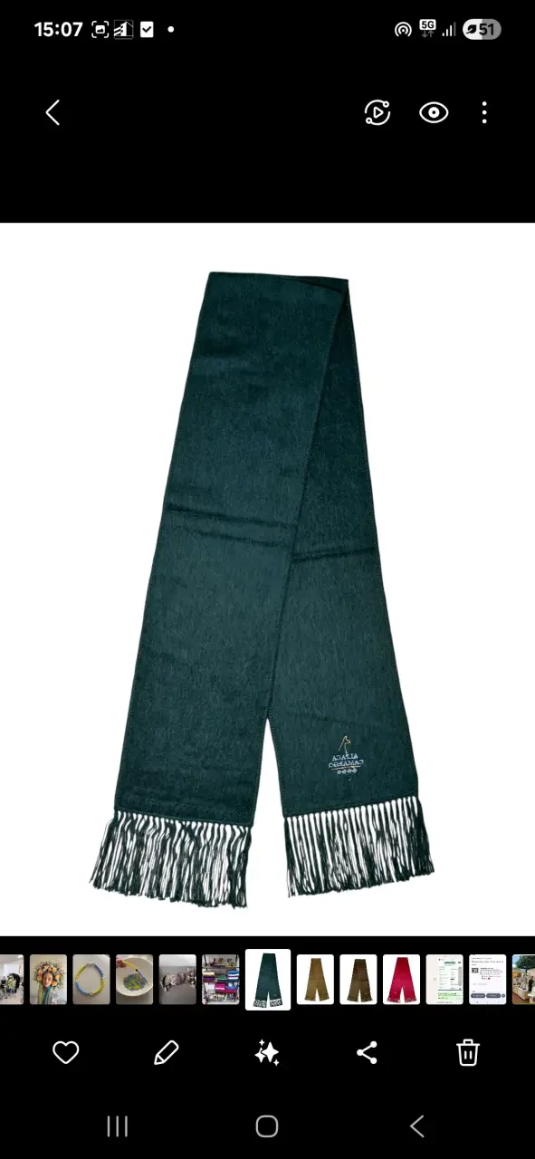 Bufanda lana de alpaca, - 3