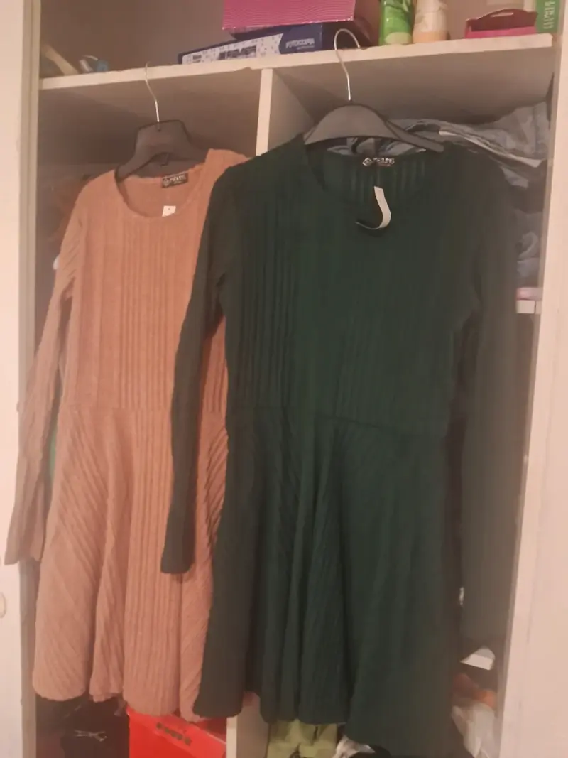 Vestido blanco de manga larga - 2