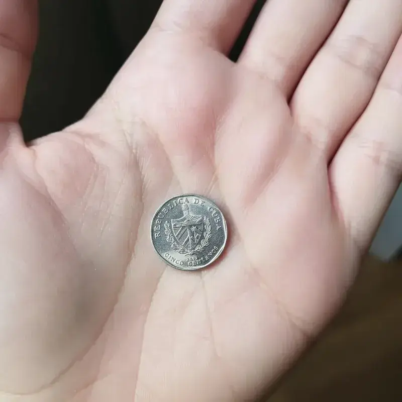 Moneda cubana de 5 centavos 2002 - 2