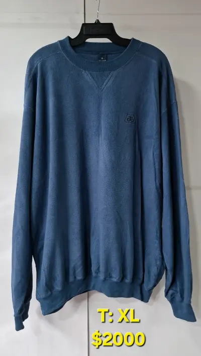 Polera gris manga larga - miniatura 3