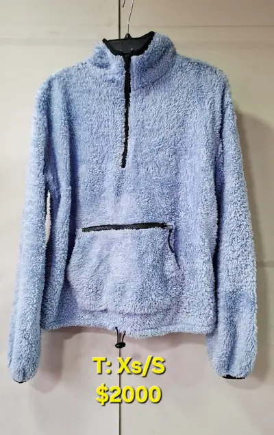 Polera gris manga larga - miniatura 5