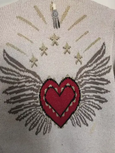 Abrigo largo con diseño corazón - miniatura 3
