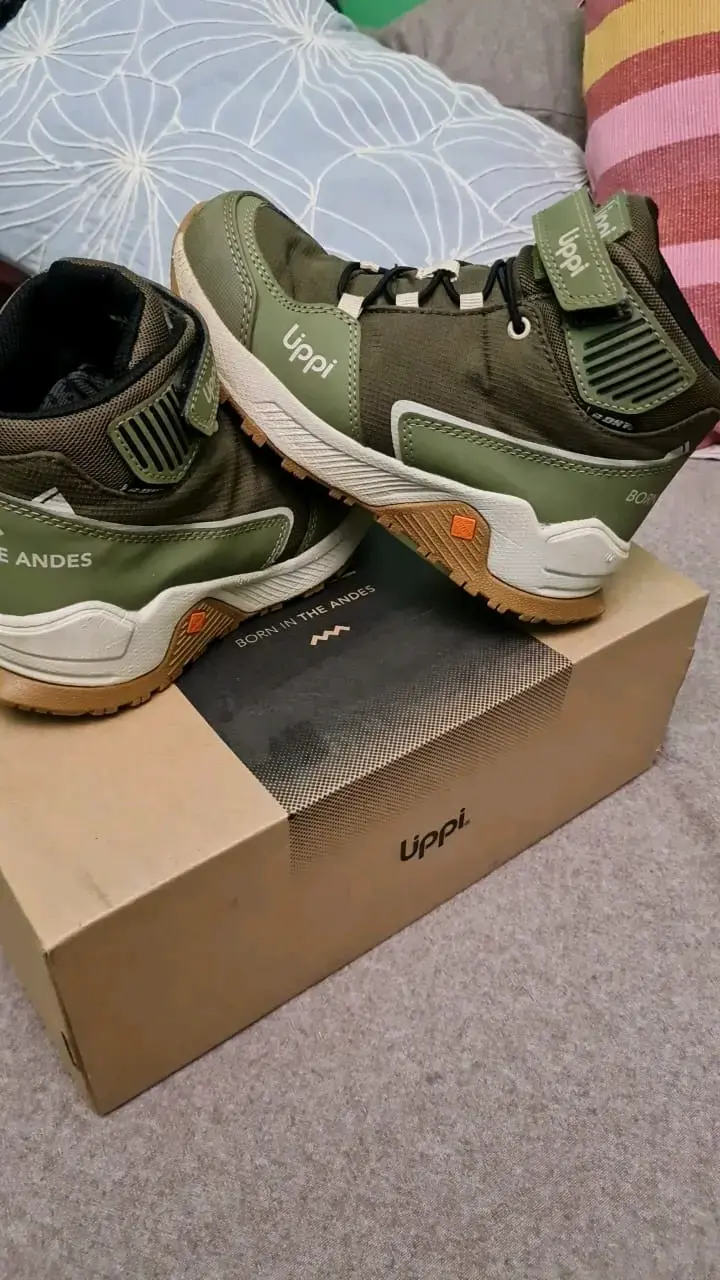 Zapatillas trekking Upp verde. - 1
