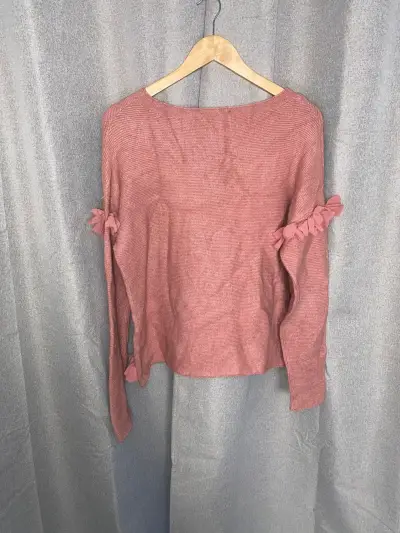 Polera rosa con lazo - miniatura 2