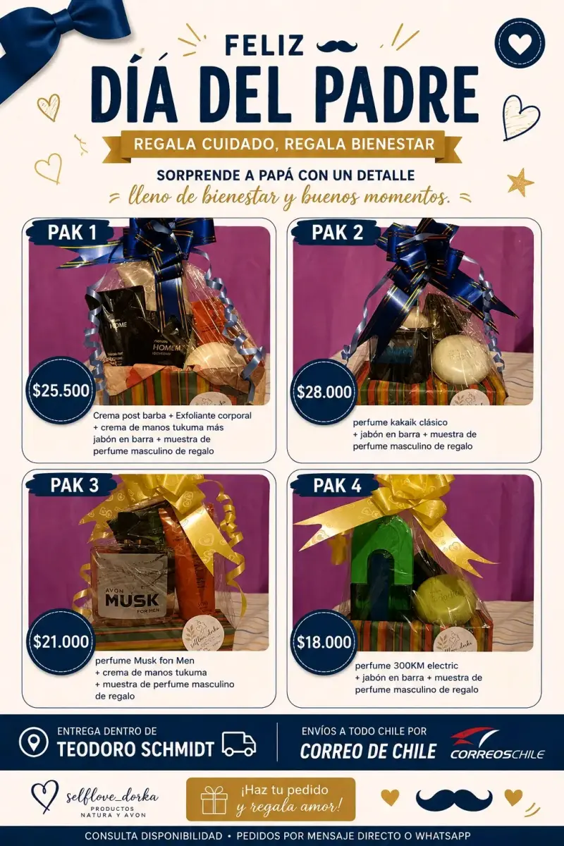 Pack Día del Padre y Productos Natura y AVON - 1