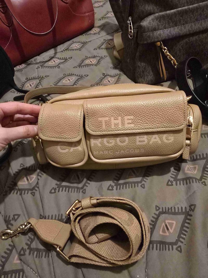 Bolso bandolera beige - 1