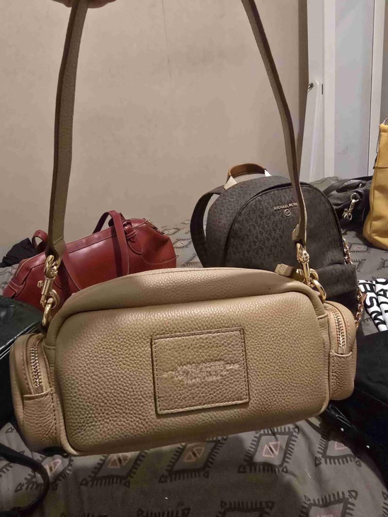 Bolso bandolera beige - 2