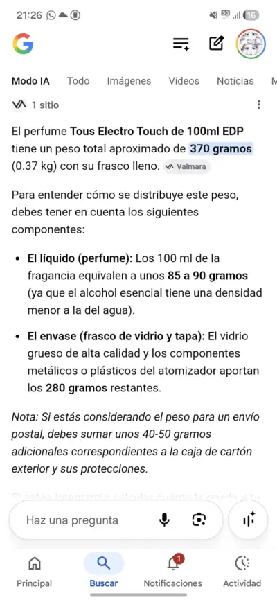 Perfume Tous electro touch 100 ml (tester original - miniatura 3