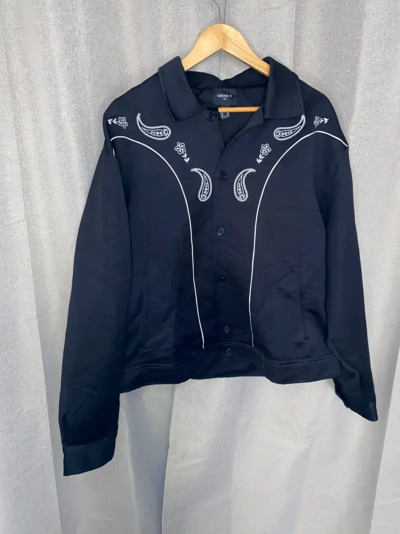 Chaqueta Forever 21 negra - 1