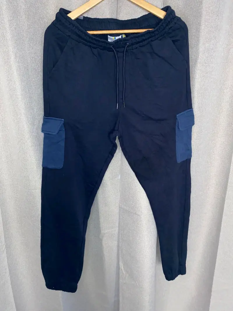 Pantalones jogger azul oscuro - 1