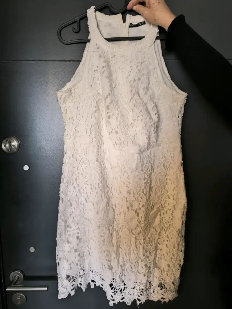 Vestido de encaje blanco - 2